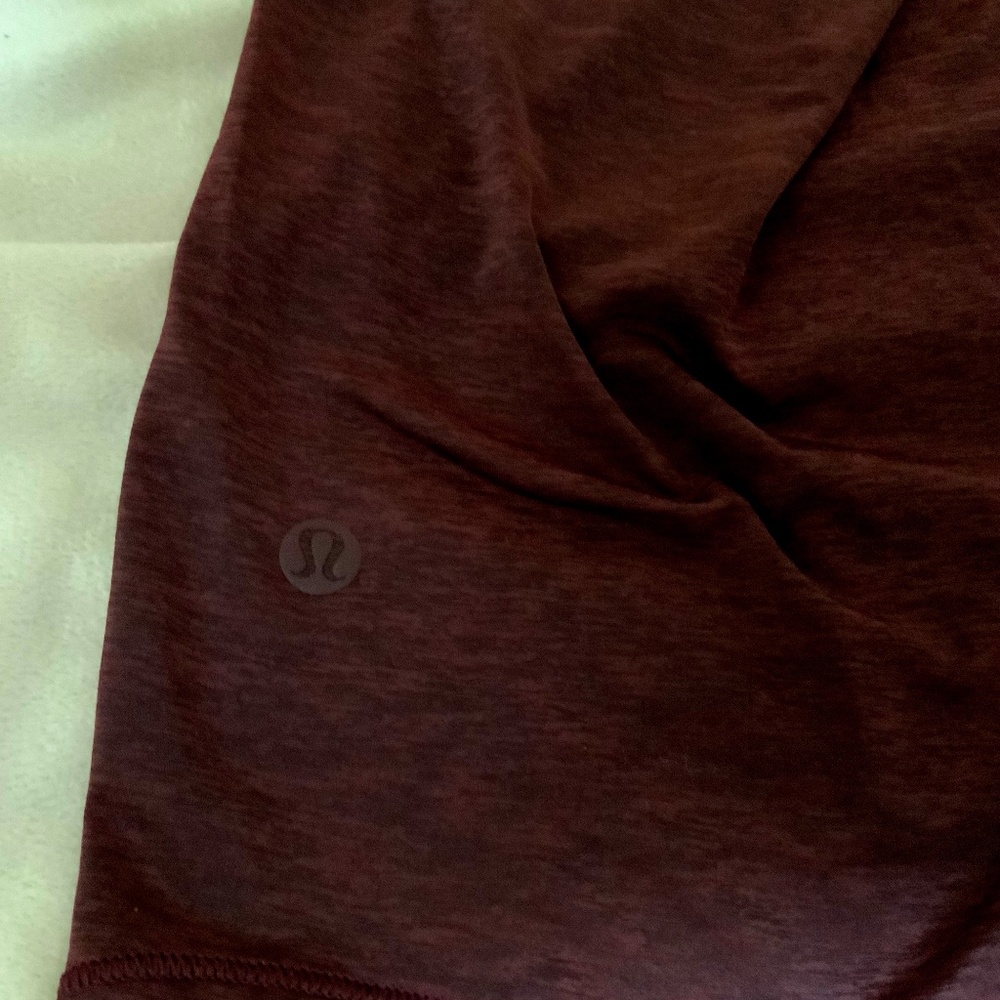 Lululemon Maroon M Loose Fitting Tank Pilates Yoga Gym Sporty Pickleball